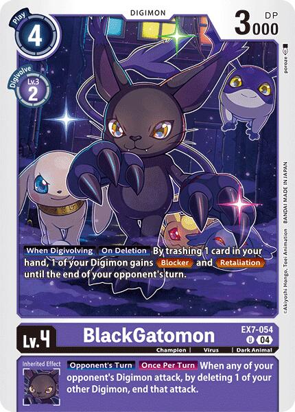 BlackGatomon [EX7-054] [Digimon LIBERATOR] - Destination Retro