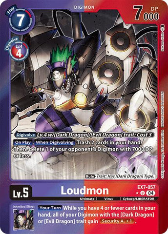 Loudmon [EX7-057] (Foil) [Digimon LIBERATOR] - Destination Retro
