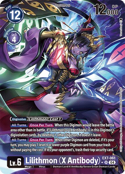 Lilithmon [EX7-061] (X Antibody) (Alternate Art) [Digimon LIBERATOR] - Destination Retro