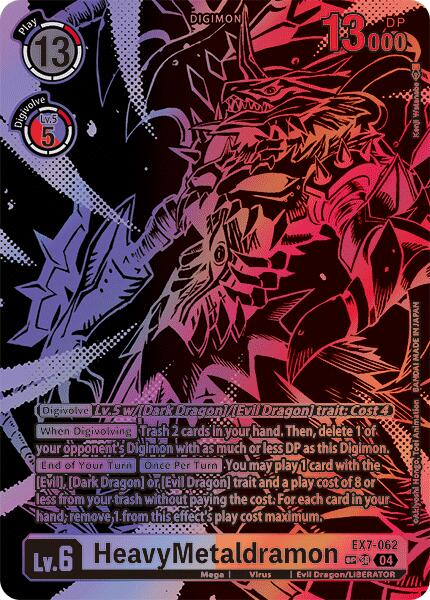 HeavyMetaldramon [EX7-062] (Textured) [Digimon LIBERATOR] - Destination Retro