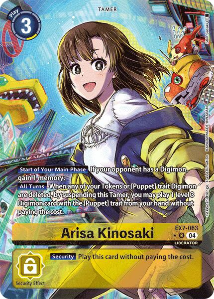 Arisa Kinosaki [EX7-063] (Alternate Art) [Digimon LIBERATOR] - Destination Retro