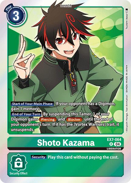Shoto Kazama [EX7-064] [Digimon LIBERATOR] - Destination Retro