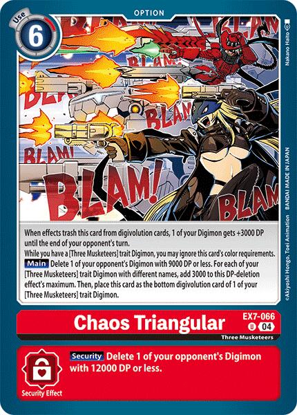 Chaos Triangular [EX7-066] [Digimon LIBERATOR] - Destination Retro