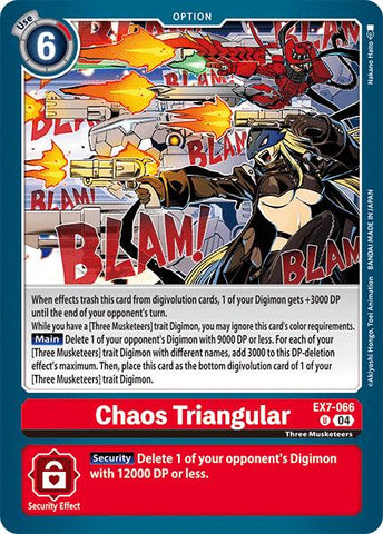 Chaos Triangular [EX7-066] [Digimon LIBERATOR] - Destination Retro