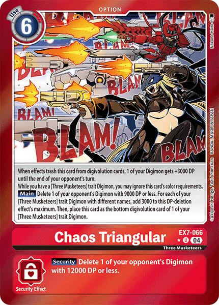 Chaos Triangular [EX7-066] (Foil) [Digimon LIBERATOR] - Destination Retro