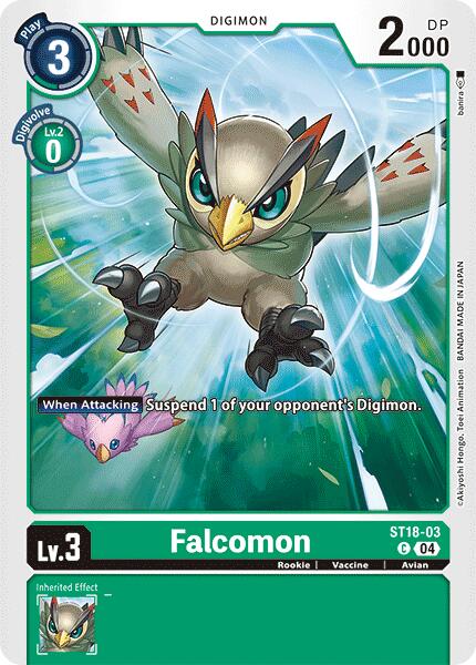 Falcomon [ST18-03] [Starter Deck: Guardian Vortex] - Destination Retro