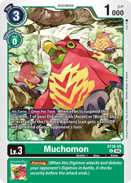Muchomon [ST18-05] [Starter Deck: Guardian Vortex] - Destination Retro