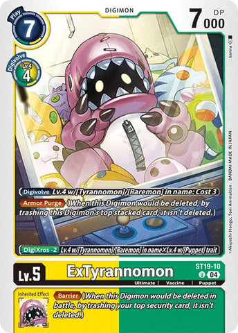 ExTyrannomon [ST19-10] [Starter Deck: Fable Waltz] - Destination Retro