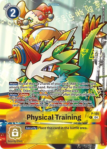 Physical Training [P-105] (Starter Deck 18 Exclusive) [Starter Deck: Guardian Vortex Promos] - Destination Retro