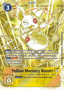 Yellow Memory Boost! [P-037] (Starter Deck 19 Exclusive) [Starter Deck: Fable Waltz Promos] - Destination Retro