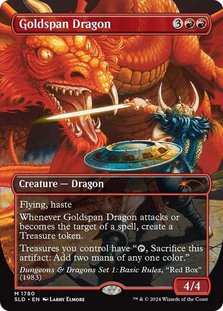 Goldspan Dragon [Secret Lair Drop Series] - Destination Retro