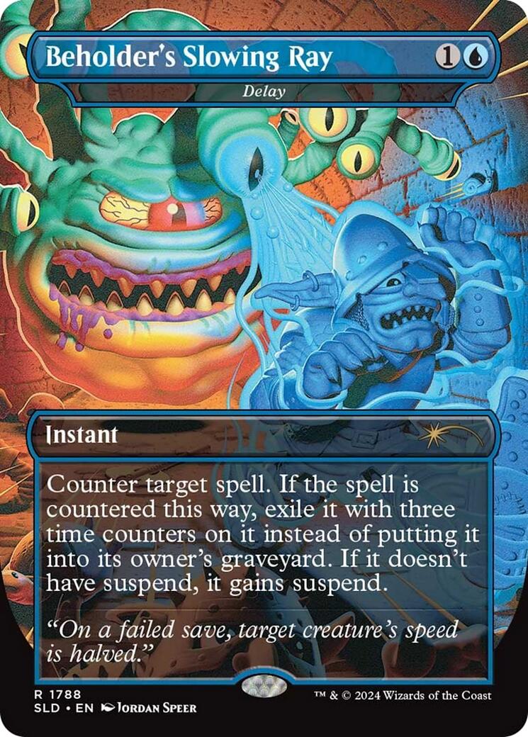 Beholder's Slowing Ray - Delay [Secret Lair Drop Series] - Destination Retro