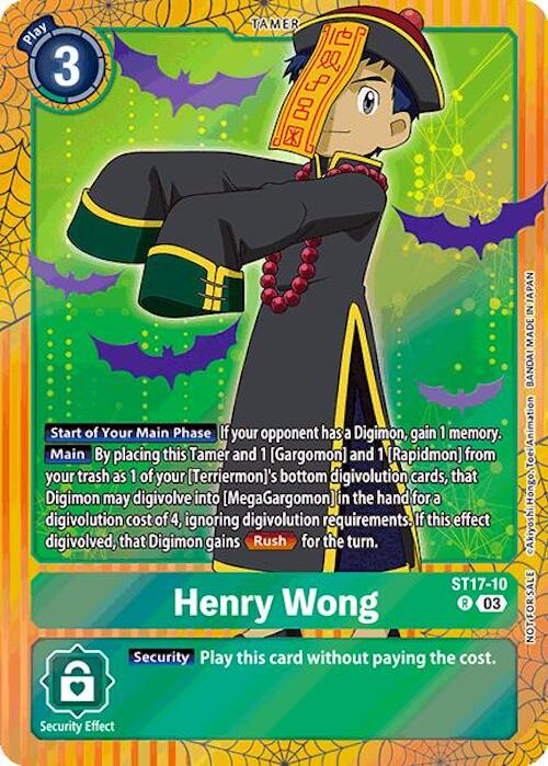 Henry Wong [ST17-10] (Halloween Event 2024) [Starter Deck: Double Typhoon Advanced Deck Set] - Destination Retro