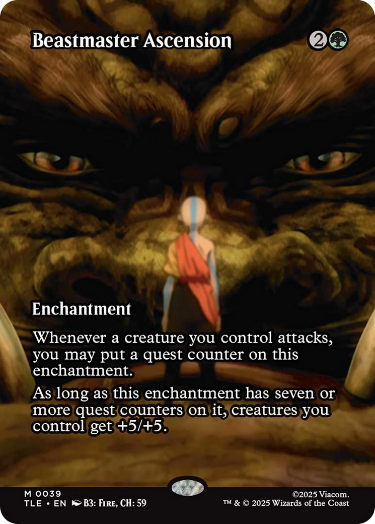 Beastmaster Ascension (Borderless) [Avatar: The Last Airbender: Eternal-Legal] - Destination Retro