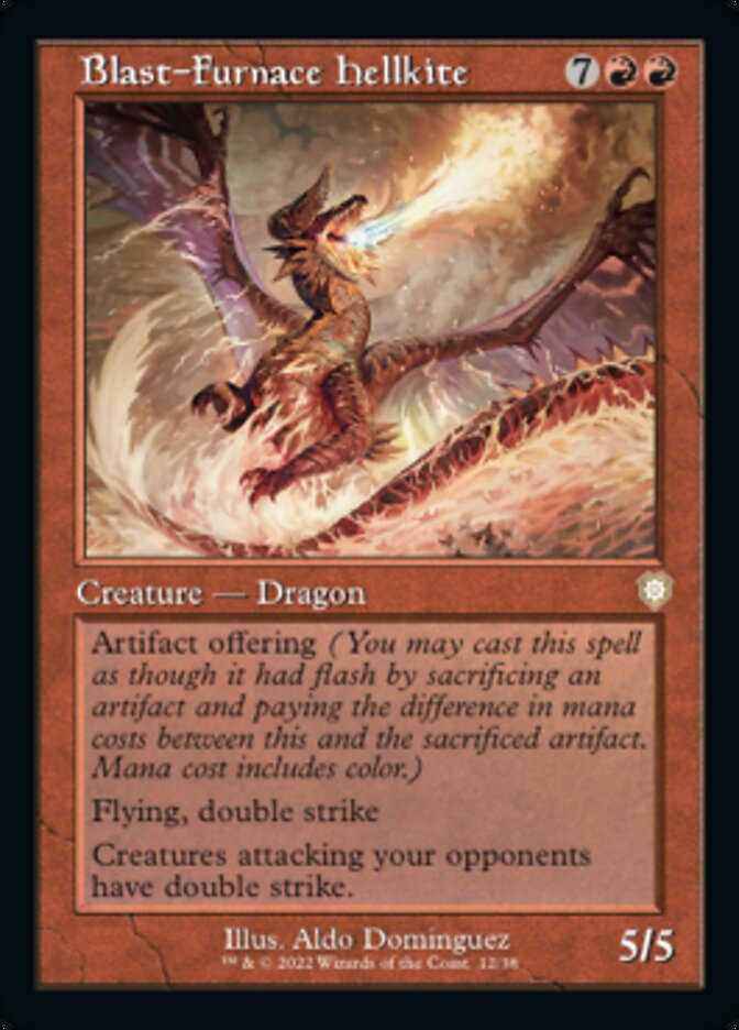 Blast-Furnace Hellkite (Retro) [The Brothers' War Commander] - Destination Retro