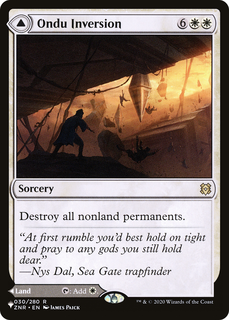 Ondu Inversion // Ondu Skyruins [Secret Lair: From Cute to Brute] - Destination Retro