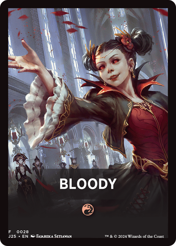 Bloody Theme Card [Foundations Jumpstart Front Cards] - Destination Retro
