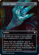 Arcane Signet (Borderless Alternate Art) [Commander Masters] - Destination Retro