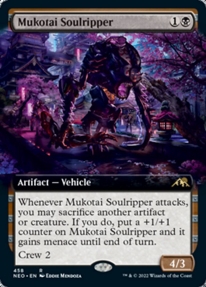 Mukotai Soulripper (Extended Art) [Kamigawa: Neon Dynasty] - Destination Retro