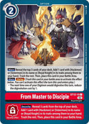 From Master to Disciple [ST12-15] [Starter Deck: Jesmon] - Destination Retro