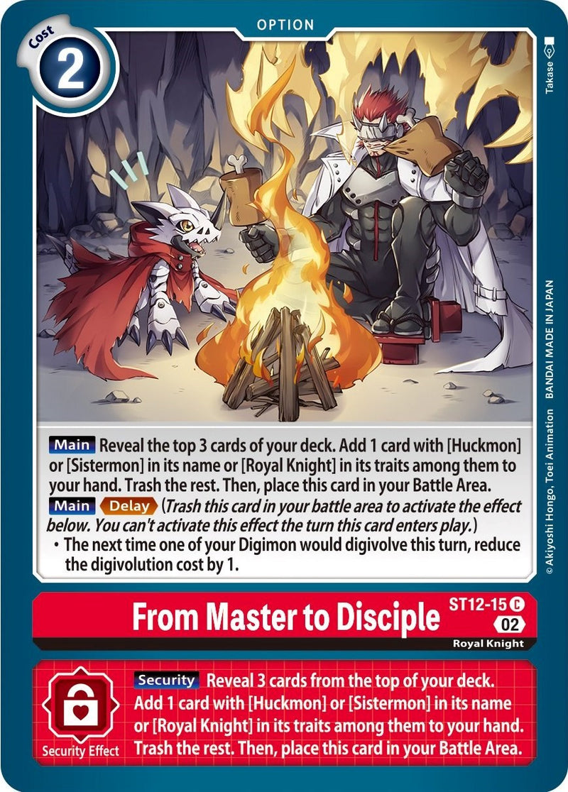 From Master to Disciple [ST12-15] [Starter Deck: Jesmon] - Destination Retro
