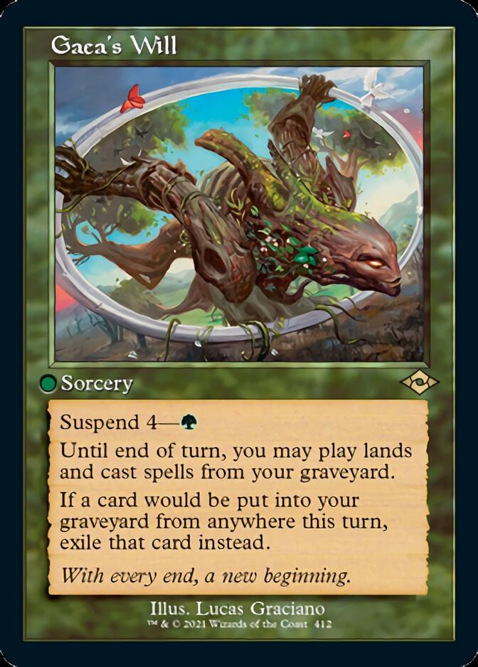 Gaea's Will (Retro Foil Etched) [Modern Horizons 2] - Destination Retro