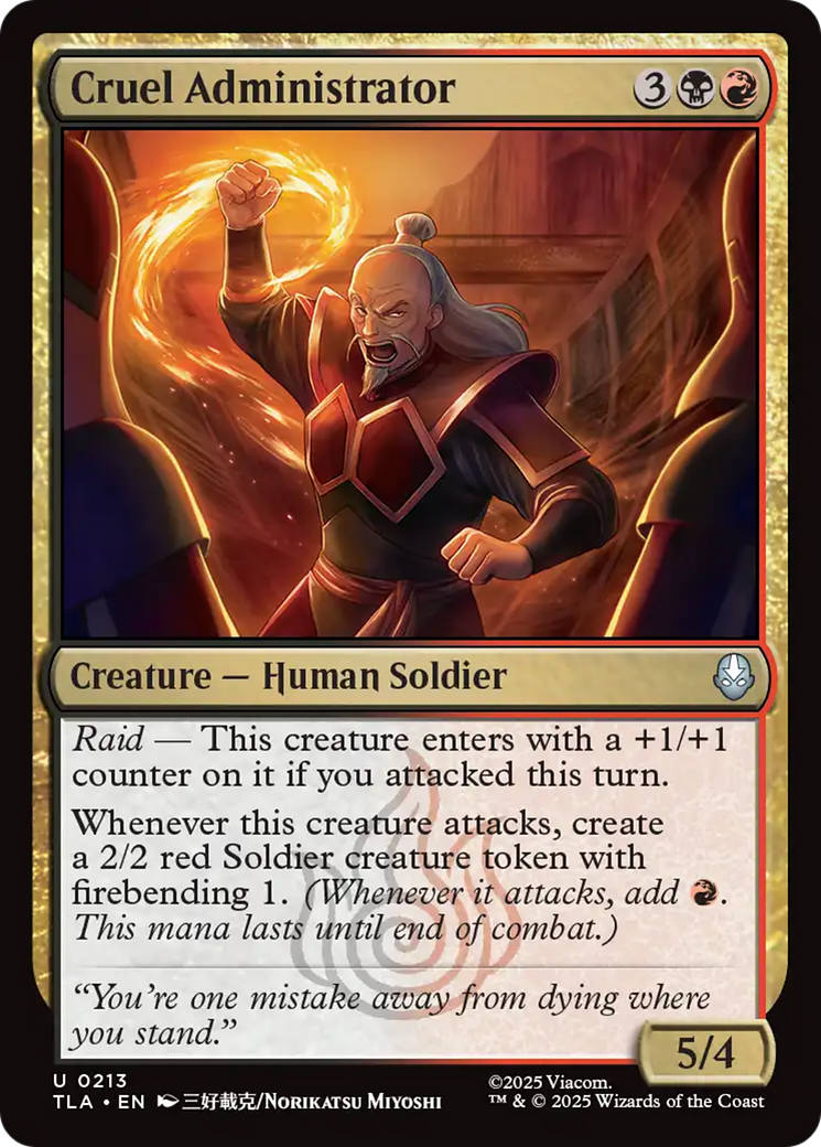 Cruel Administrator [Avatar: The Last Airbender] - Destination Retro