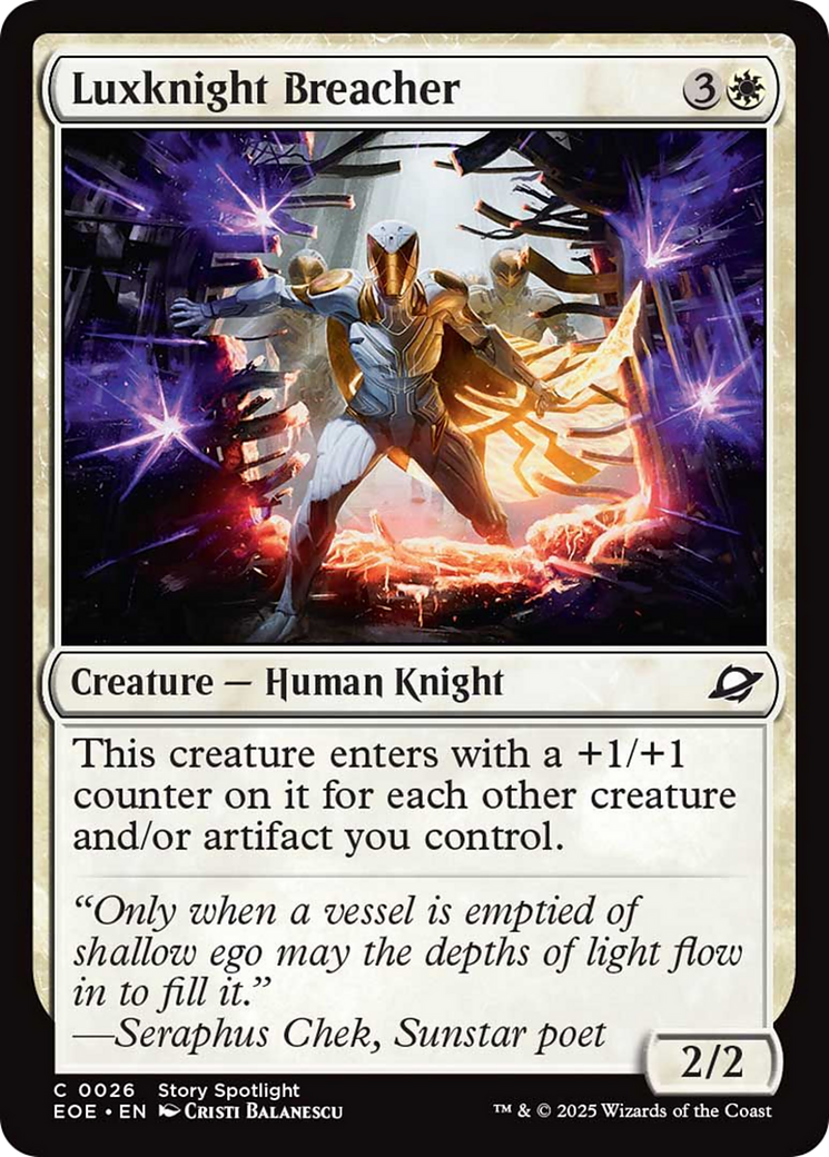 Luxknight Breacher [Edge of Eternities] - Destination Retro