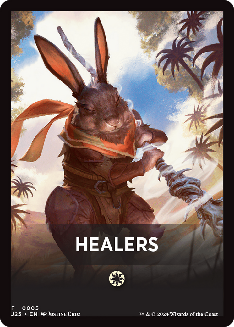 Healers Theme Card [Foundations Jumpstart Front Cards] - Destination Retro