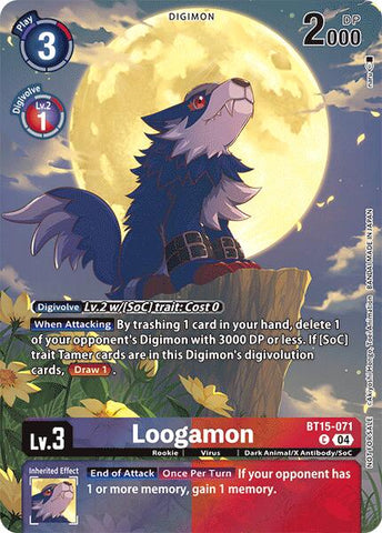 Loogamon [BT14-071] (Legend Pack 2024) [Blast Ace] - Destination Retro