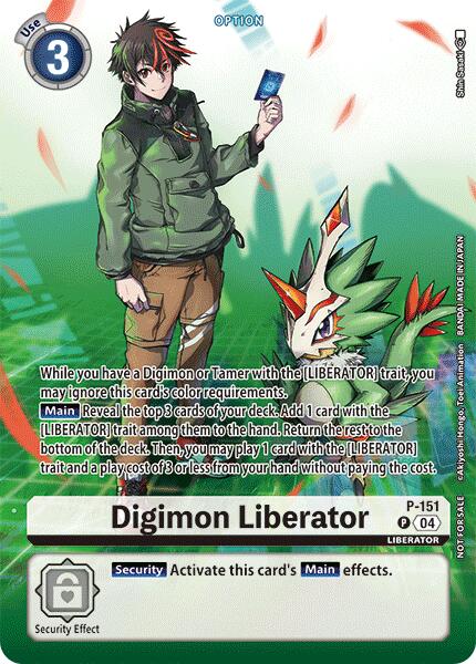 Digimon Liberator [P-151] - P-151 (Legend Pack 2024) [Promotional Cards] - Destination Retro