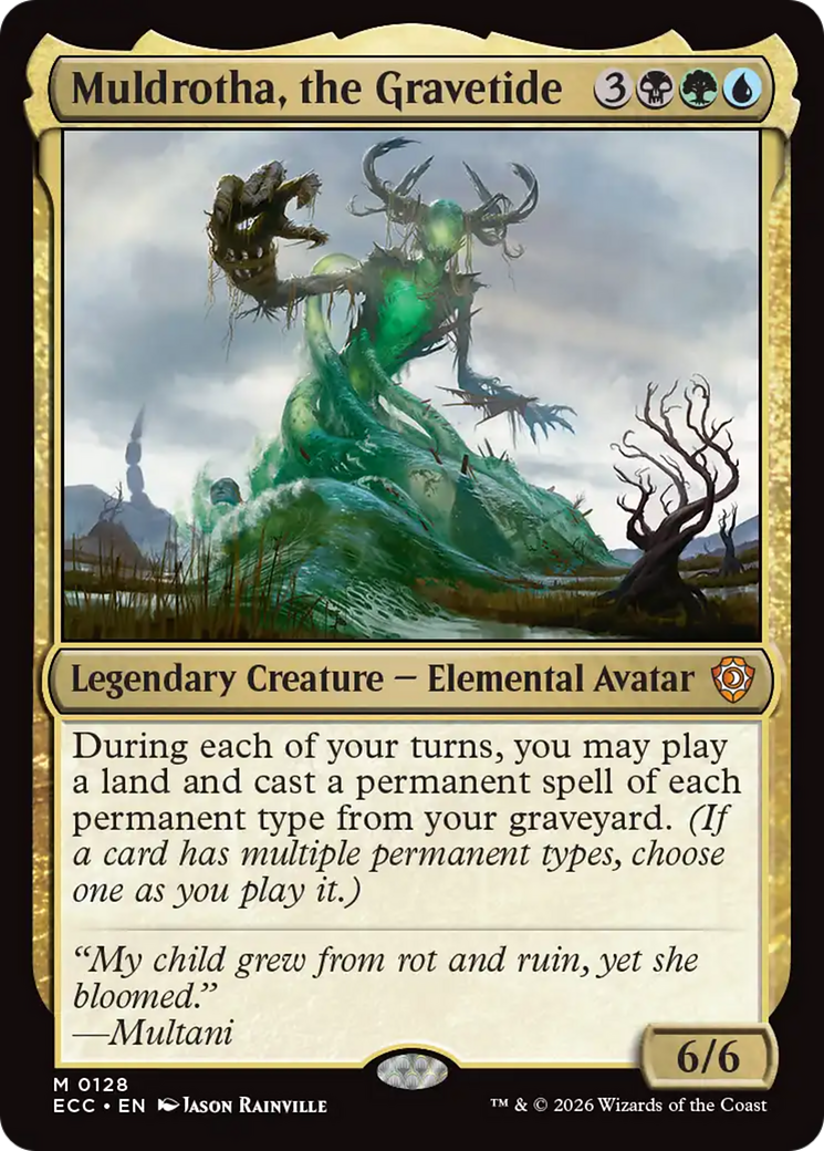 Muldrotha, the Gravetide [Lorwyn Eclipsed Commander] - Destination Retro