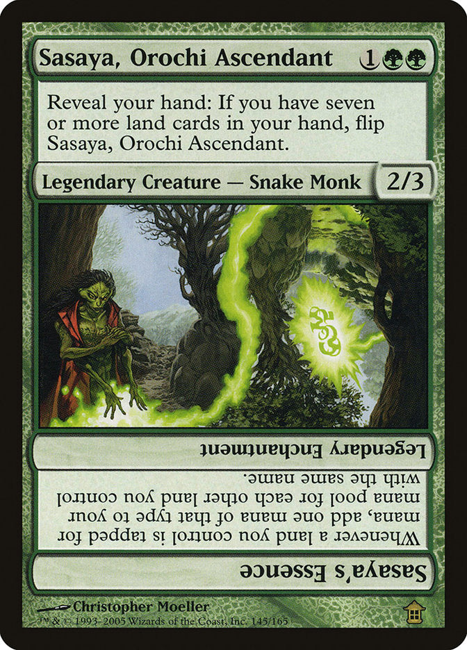 Sasaya, Orochi Ascendant // Sasaya's Essence [Saviors of Kamigawa] - Destination Retro