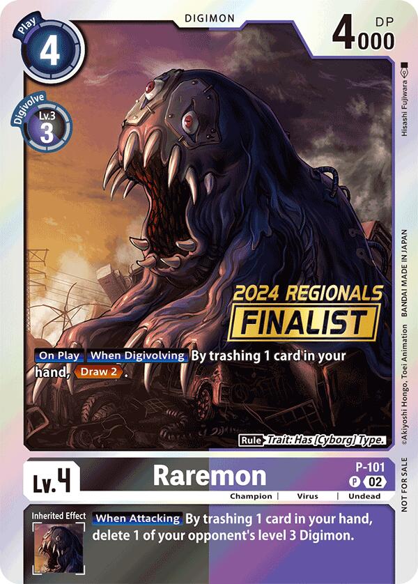 Raremon [P-101] - P-101 (2024 Regionals Finalist) [Promotional Cards] - Destination Retro