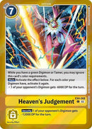 Heaven's Judgement [EX4-068] (Event Pack 7) [Alternative Being Booster] - Destination Retro
