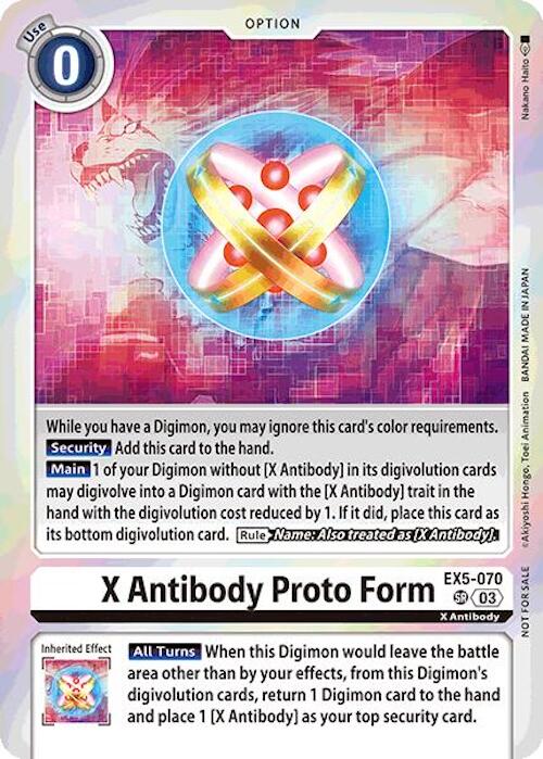 X Antibody Proto Form [EX5-070] (Event Pack 7) [Animal Colosseum] - Destination Retro