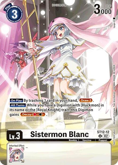 Sistermon Blanc [ST12-12] (Event Pack 7) [Starter Deck: Jesmon] - Destination Retro