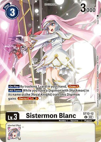 Sistermon Blanc [ST12-12] (Event Pack 7) [Starter Deck: Jesmon] - Destination Retro