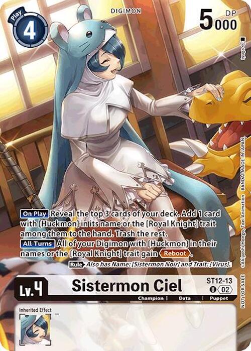 Sistermon Ciel [ST12-13] (Event Pack 7) [Starter Deck: Jesmon] - Destination Retro