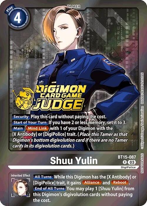 Shuu Yulin [BT15-087] (Judge Pack 6) [Exceed Apocalypse] - Destination Retro