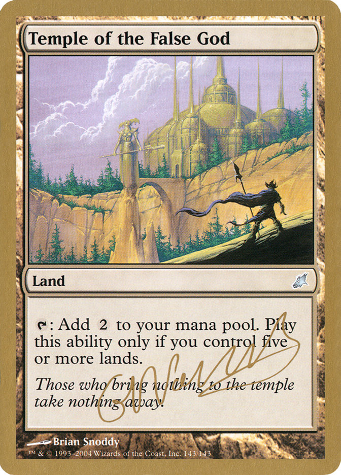 Temple of the False God (Gabriel Nassif) [World Championship Decks 2004] - Destination Retro