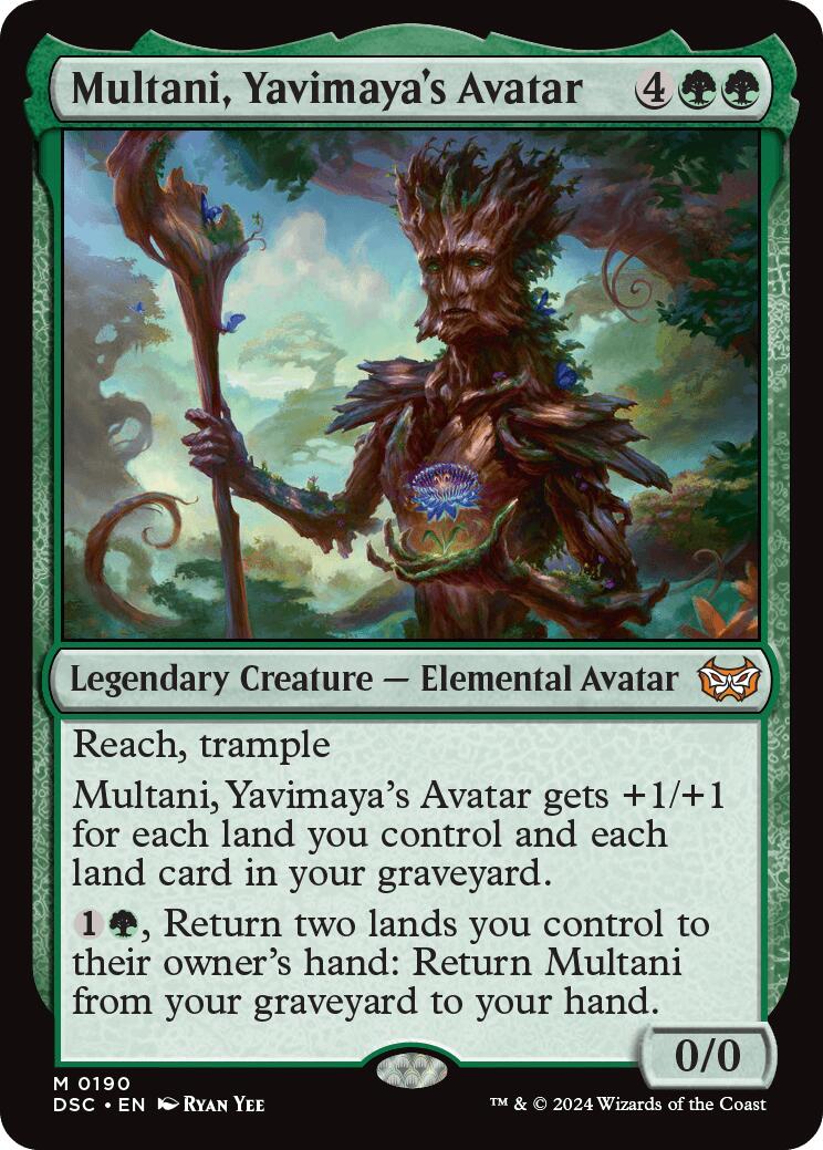 Multani, Yavimaya's Avatar [Duskmourn: House of Horror Commander] - Destination Retro