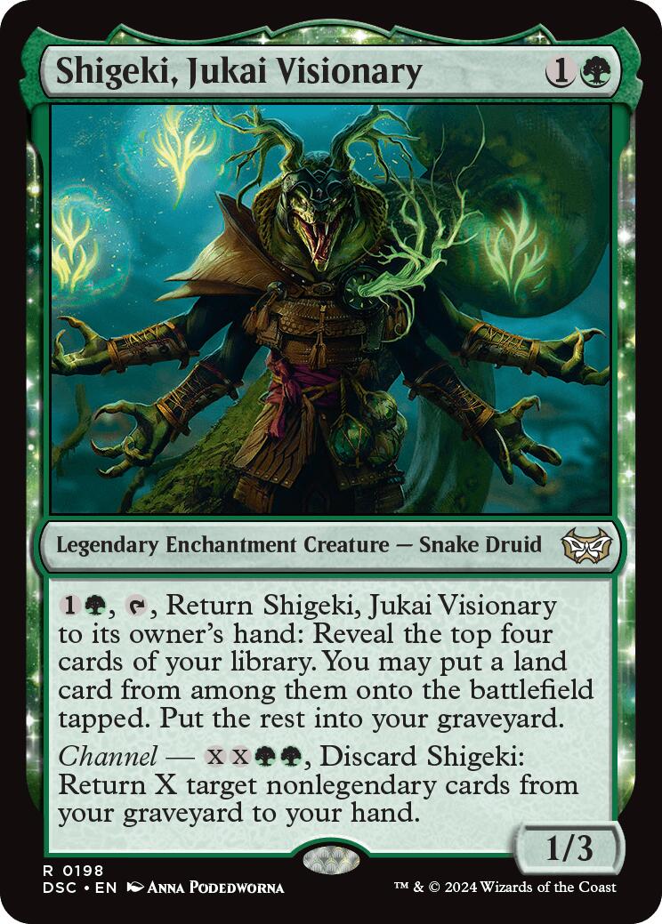 Shigeki, Jukai Visionary [Duskmourn: House of Horror Commander] - Destination Retro
