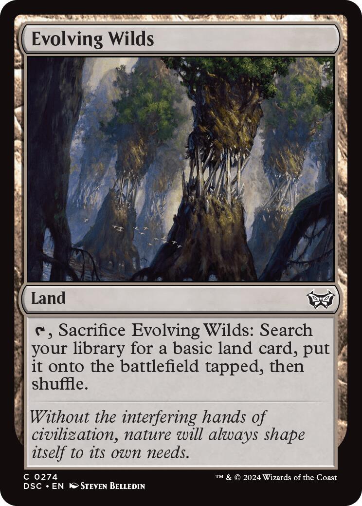 Evolving Wilds [Duskmourn: House of Horror Commander] - Destination Retro