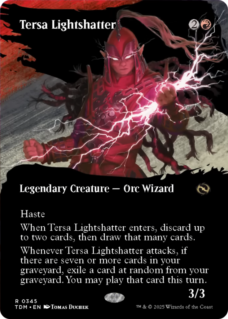 Tersa Lightshatter (Borderless) [Tarkir: Dragonstorm] - Destination Retro