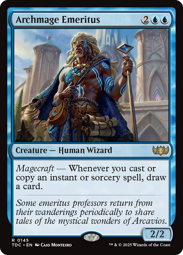 Archmage Emeritus [Tarkir: Dragonstorm Commander] - Destination Retro
