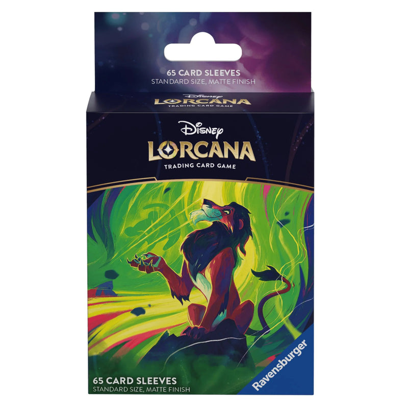TCG - SLEEVES - DISNEY LORCANA - 65 - Scar - Destination Retro