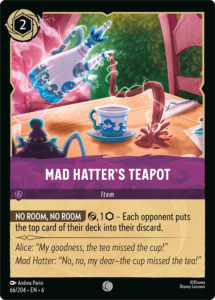Mad Hatter's Teapot (66/204) [Azurite Sea] - Destination Retro