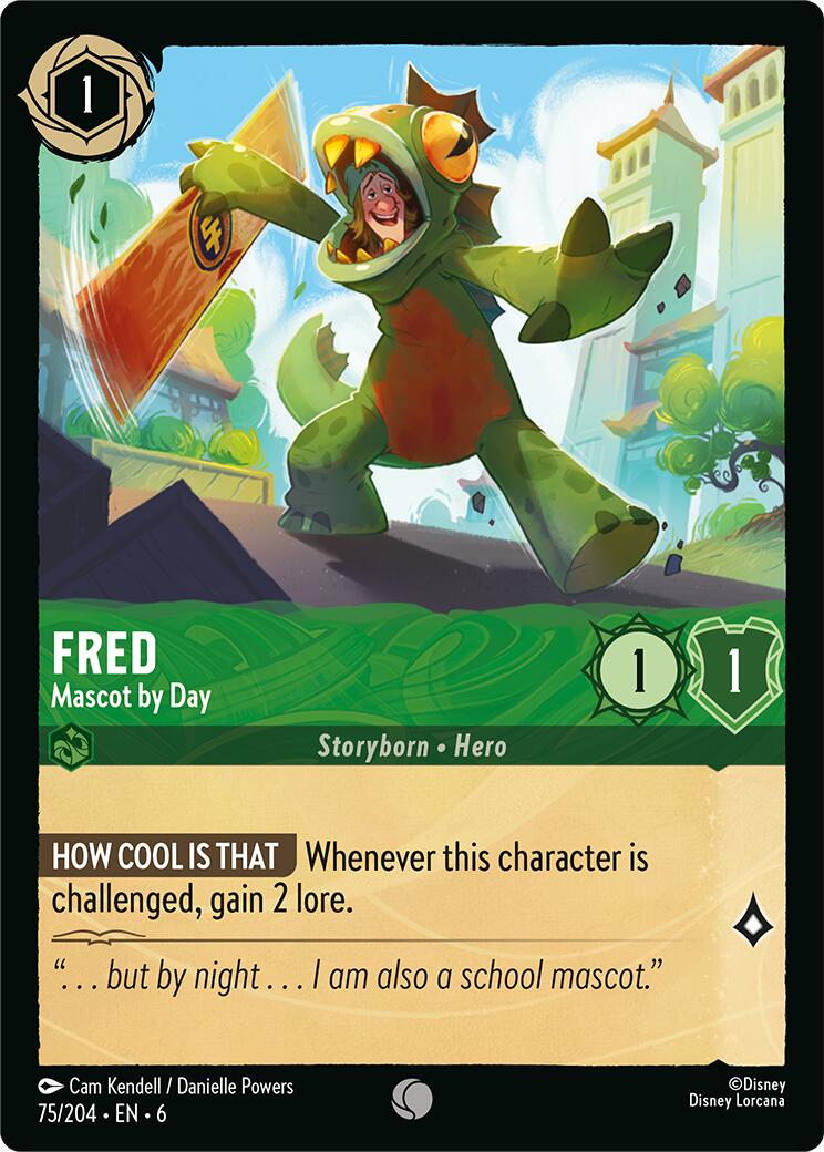 Fred - Mascot by Day (75/204) [Azurite Sea] - Destination Retro