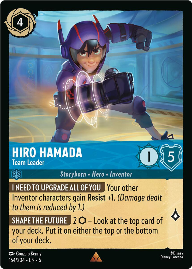 Hiro Hamada - Team Leader (154/204) [Azurite Sea] - Destination Retro